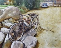 Ishfaq Ali, 16 x 21 Inch, Water Color on Paper, Landscape Painting, AC-ISQ-008